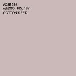 #C8B9B6 - Cotton Seed Color Image
